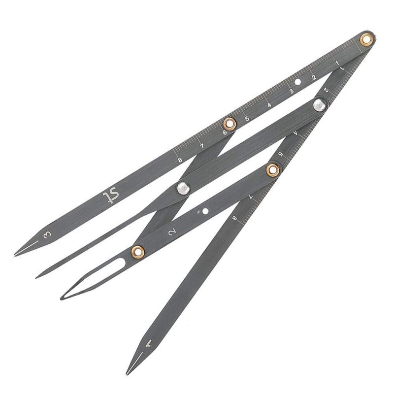 Salmue Eyebrow Ruler with Golden Ratio, Stainless Steel Tattoo Eyebrow Measuring Ruler Eyebrow Caliper, Flexible Semi Permanent Eyebrow Tattoo Designing Shaping Tools - Image 5